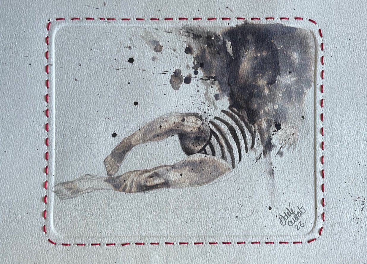 Adele Joubert - Striped Costume